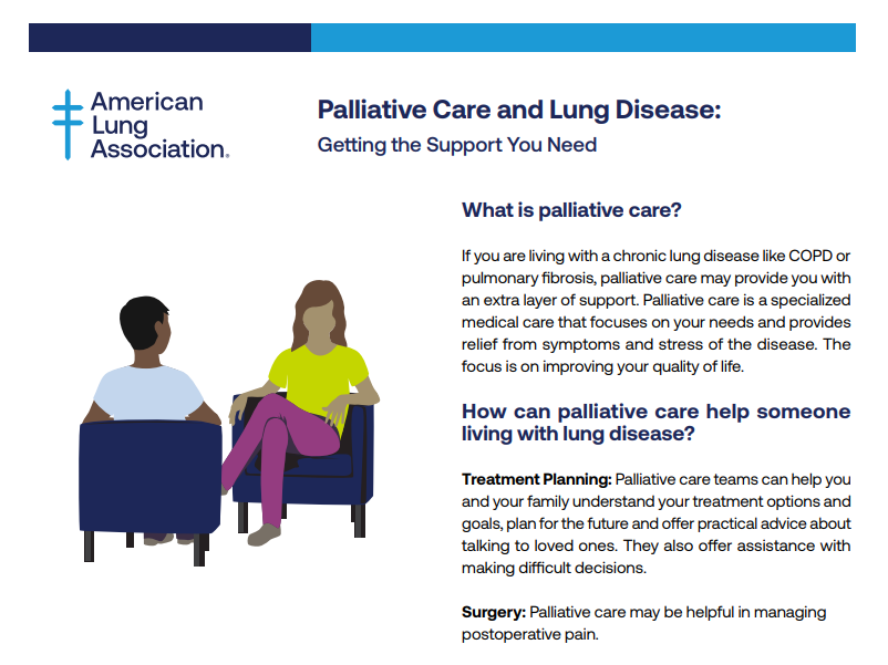 Palliative care LUng org